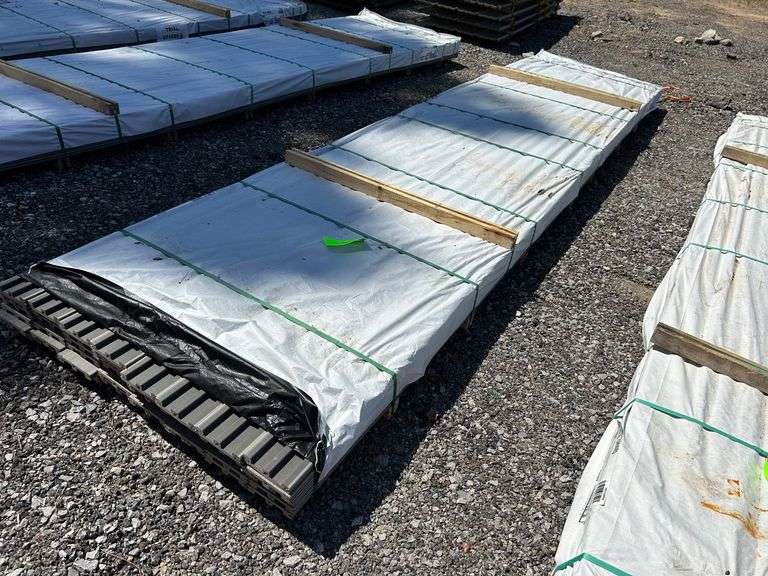 Stack- Composite Wood Boards 3 Lobe 23-Grooved 5/4x6-16' Gray, QTY-48 image