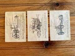 (3) Aultman, Miller & Co. Trade Cards