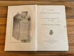 1884 Farm Conveniences Book