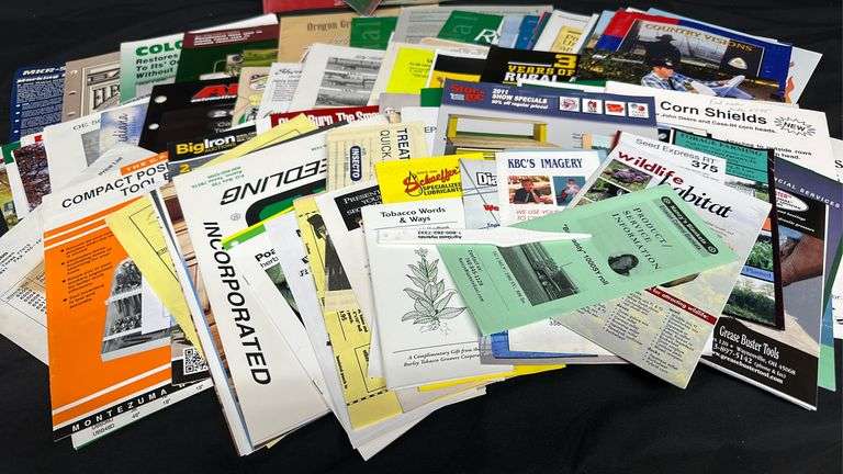 Large Lot of Miscellaneous Farm Sales Literature