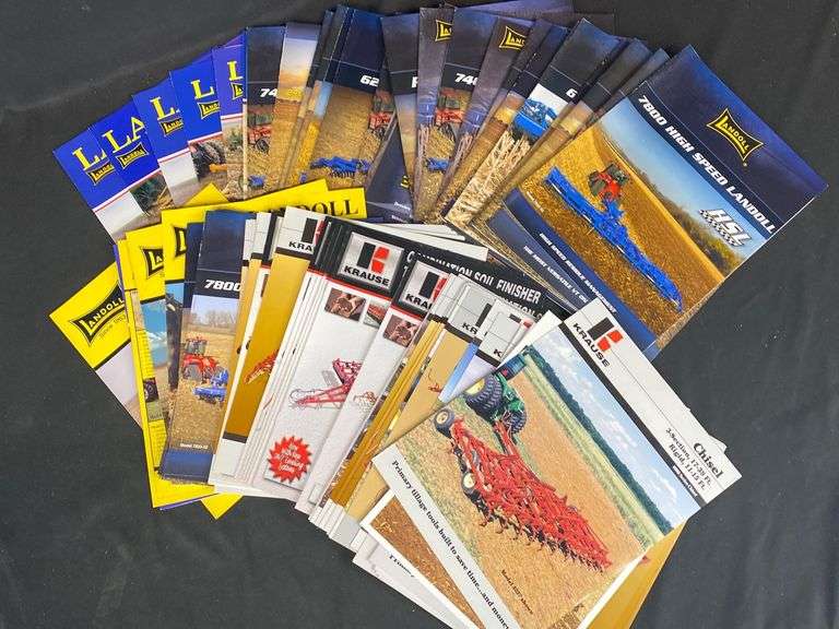 Large Lot of Landoll & Krause Sales Literature