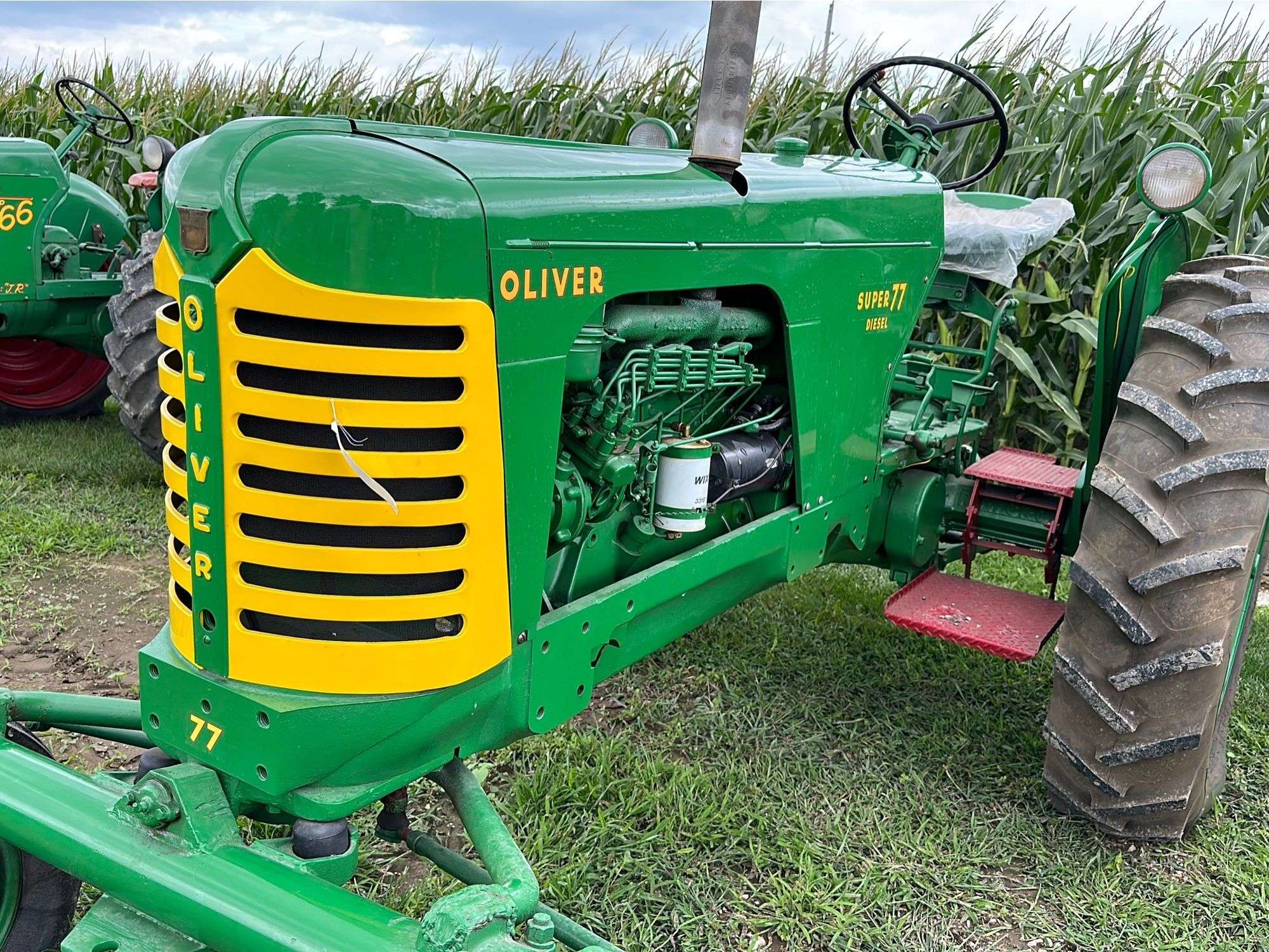 Oliver Super 77 Row Crop Diesel - Aumann Auctions, Inc.