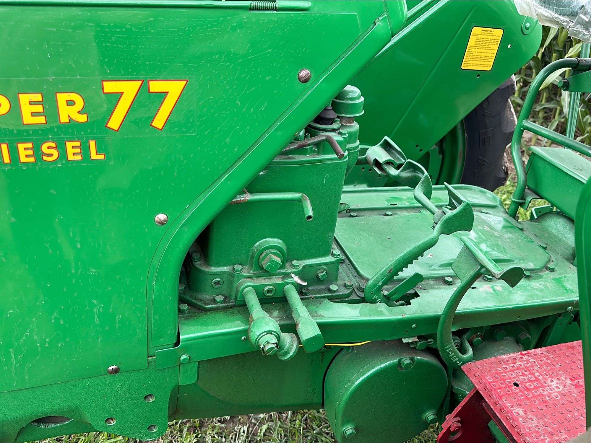 Oliver Super 77 Row Crop Diesel - Aumann Auctions, Inc.