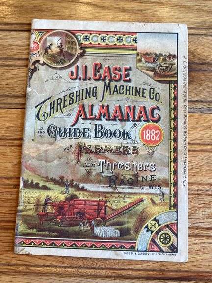 1882 J.I. Case Threshing Machine Co. Almanac