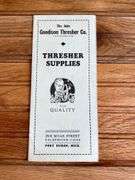 (2) Goodison Thresher Sales Literature