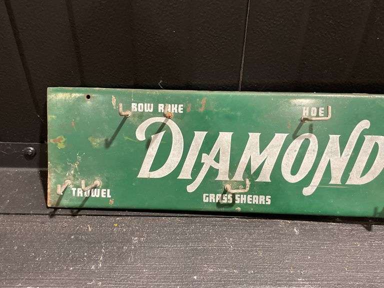 Diamond Edge Garden Tools Display Rack