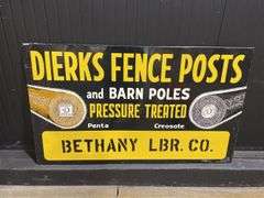 Dierks Fence Posts SST Sign