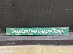 Diamond Edge Garden Tools Display Rack