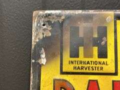 IH McCormick Dairy Equipment SST Sign