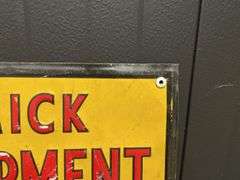 IH McCormick Dairy Equipment SST Sign