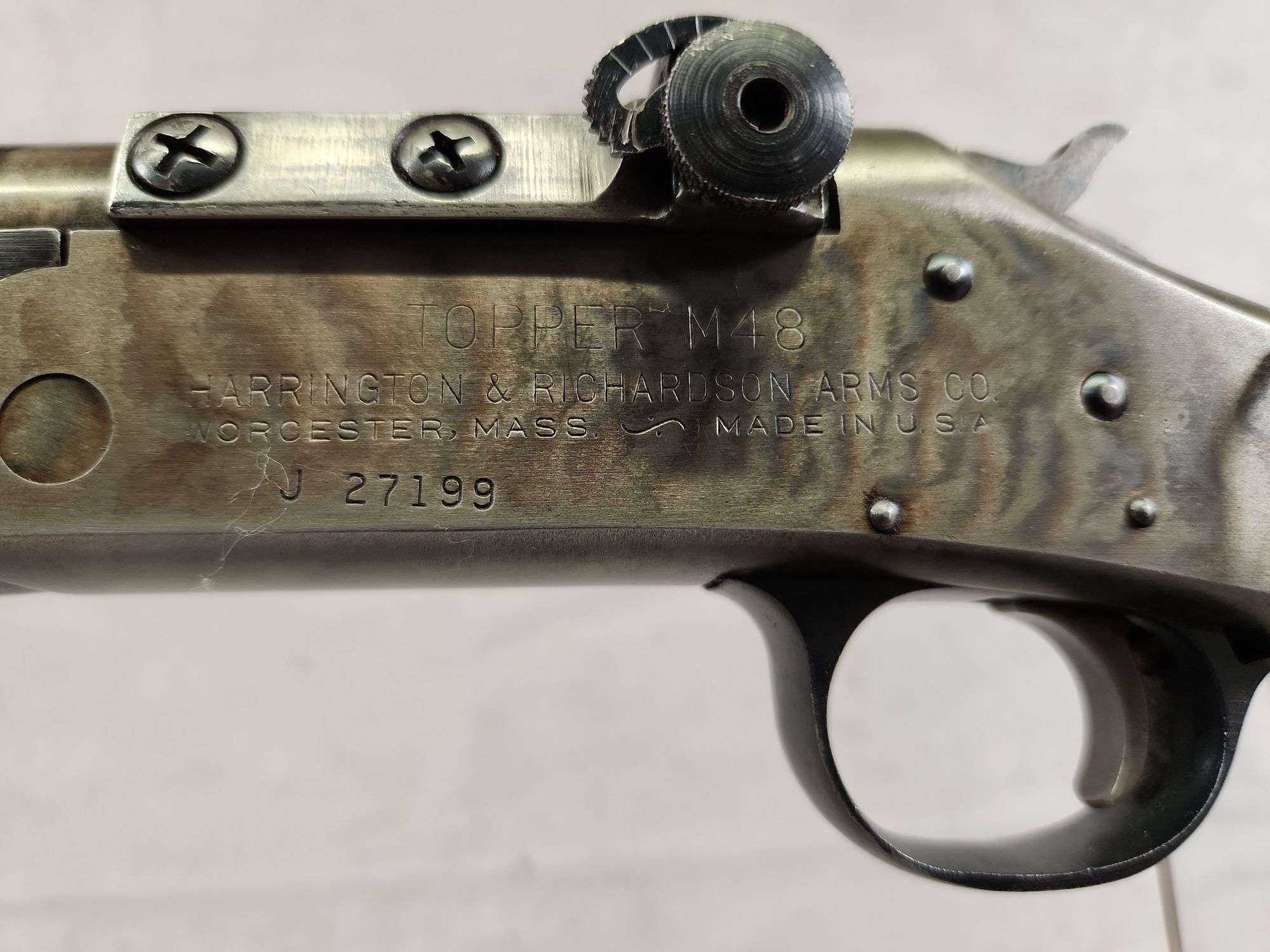 Richardson mag A1 A9 セット Harrington & Richardson Arms 16 Gauge Topper Model 48 SN