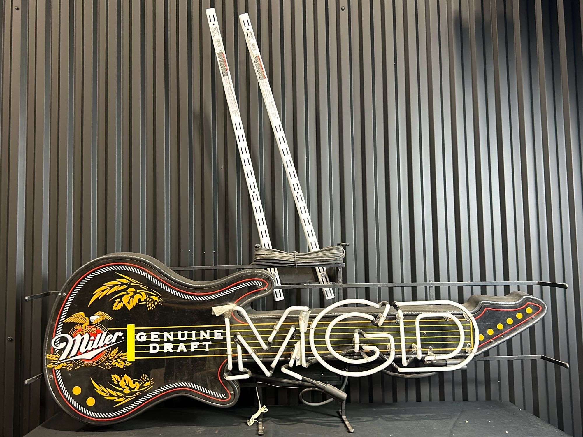 Miller Genuine Draft Neon Sign - Aumann Auctions, Inc.