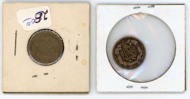 (2) Flying Eagle Cents