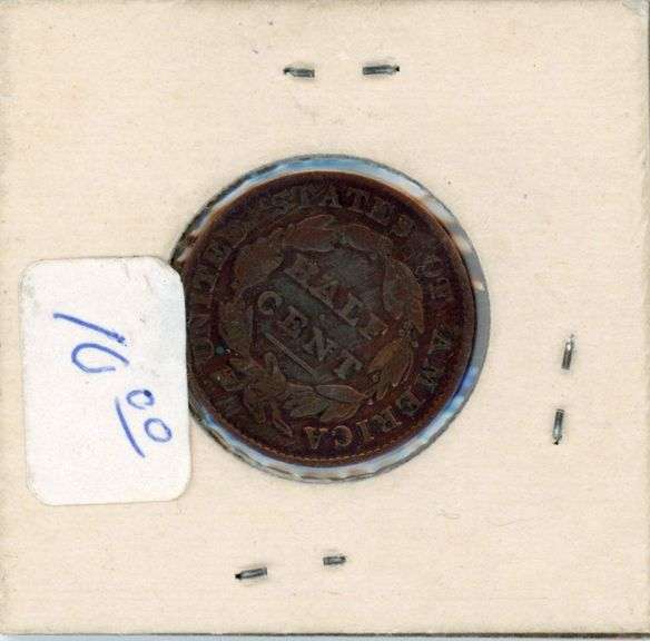 1828 Classic Head Half Cent