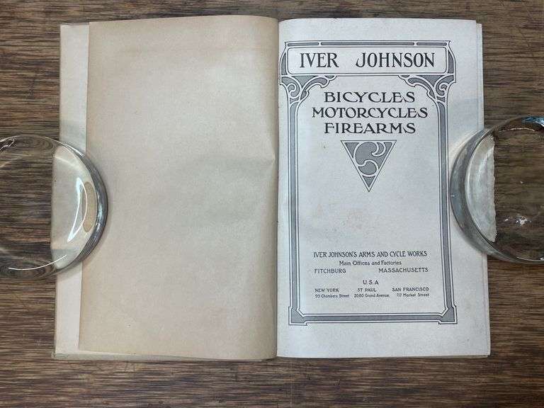 1916 Iver Johnson Bicycles, Motorcycles, Firearms Catalog
