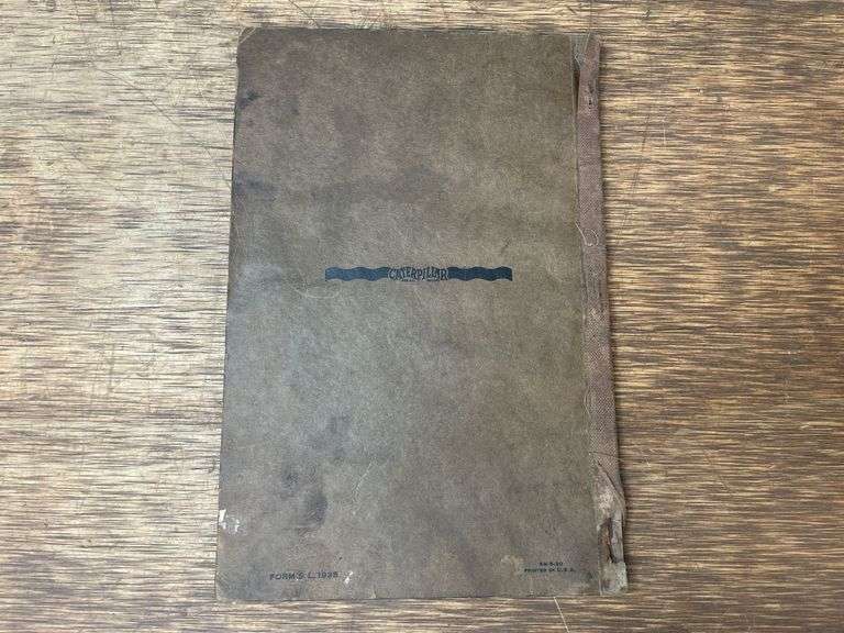 Caterpillar Twenty Parts Catalog
