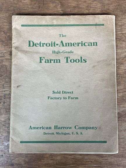 (2) Gale + American Harrow Catalogs