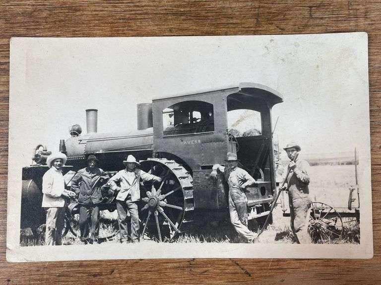 Avery 30-90 Steam Engine Photo Postcard