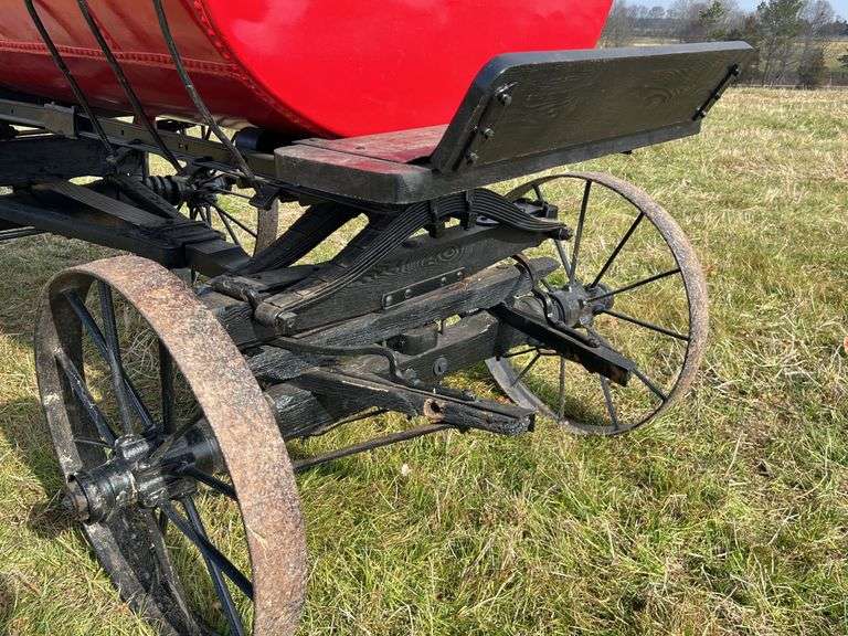 Horse Drawn Oil Delivery Wagon