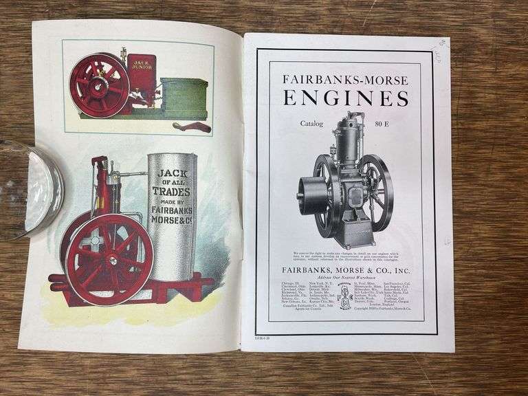 Fairbanks Morse Engines Catalog Aumann Auctions, Inc.