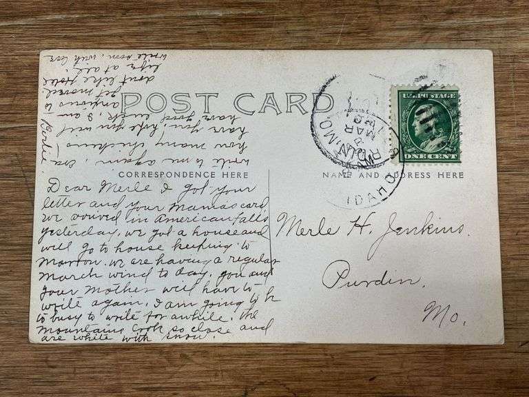 (2) Holt Harvester Photo Postcards