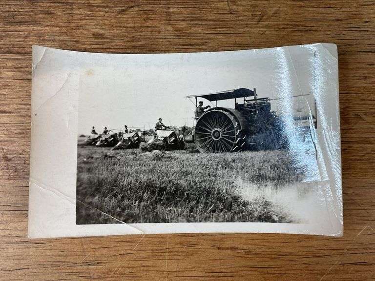 (3) Twin City Tractor Photos + Postcard