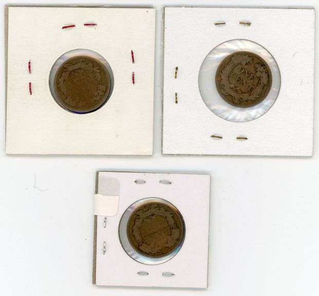 (3) Flying Eagle Cents