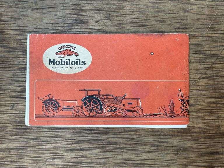1919 Mobiloil Correct Tractor Lubrication Literature