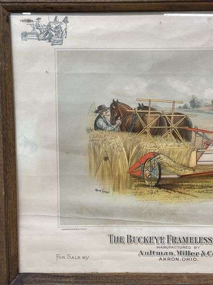 Aultman, Miller & Co. Buckeye Binder Lithograph