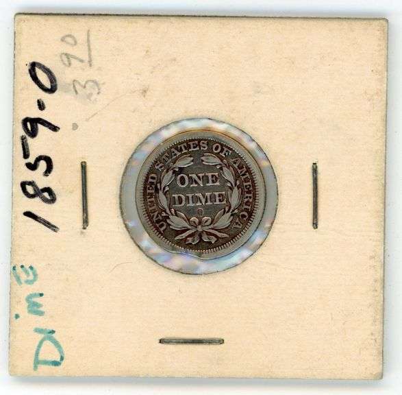 1850-O Liberty Seated Dime