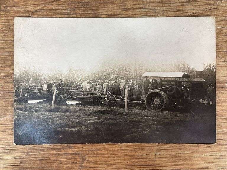 (3) Hart-Parr Photo, Postcard, Negative