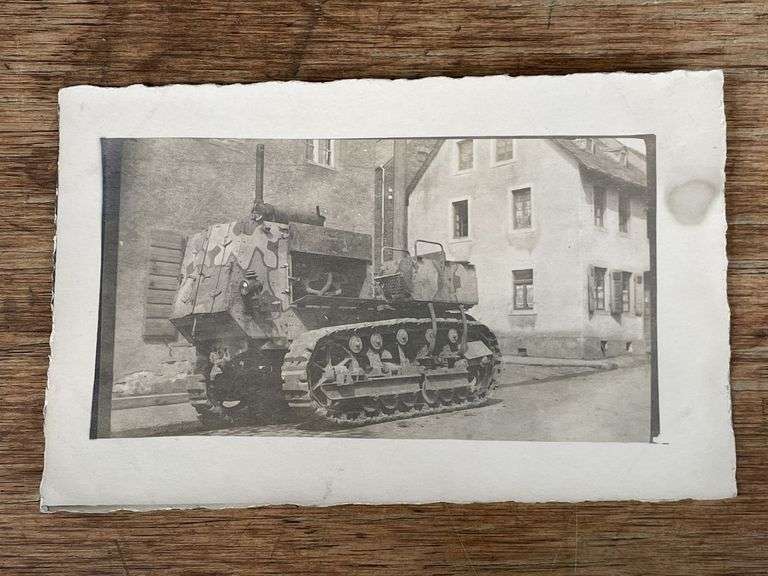 Holt 30 WWI Armor Plated Photo Postcard