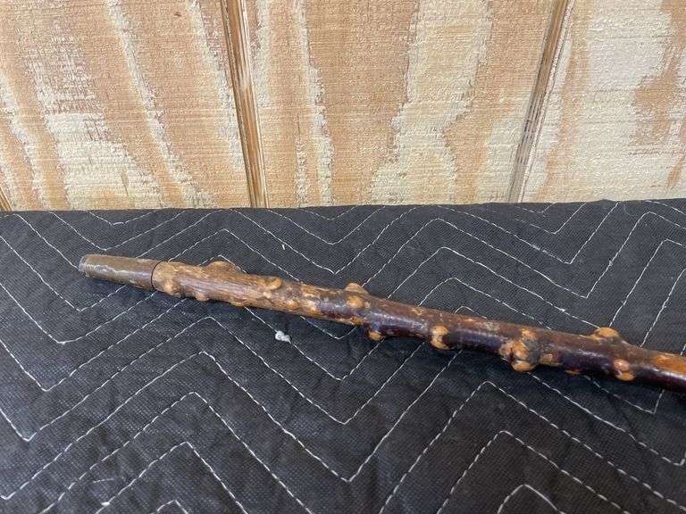 Vintage Blackthorn Cane with heavy gold top