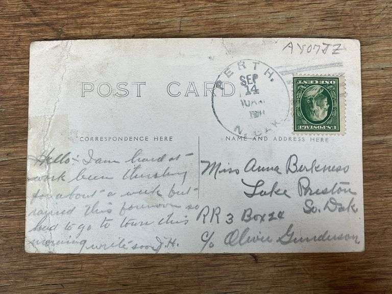 (3) Hart-Parr Tractor Postcards
