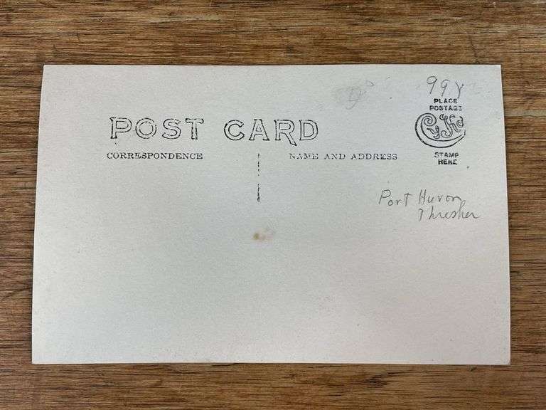 (3) Thresher Postcards + Photo