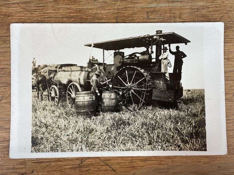 Avery Steam Engine Photo Postcard
