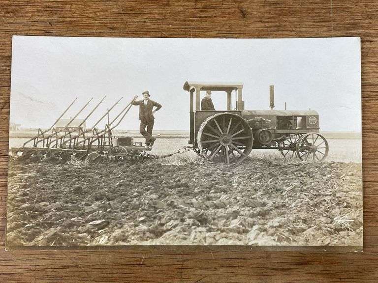 Rumely Gas Pull Tractor Photo Postcard