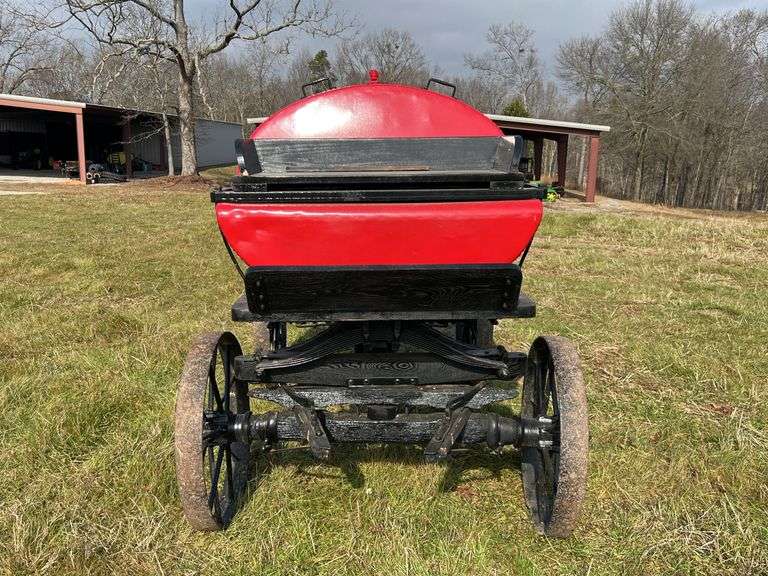 Horse Drawn Oil Delivery Wagon