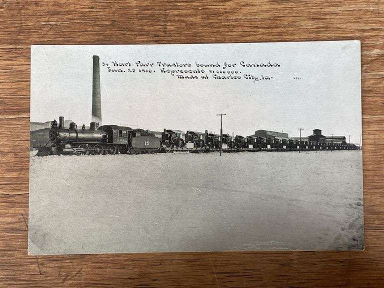 (3) Hart-Parr Tractor Postcards