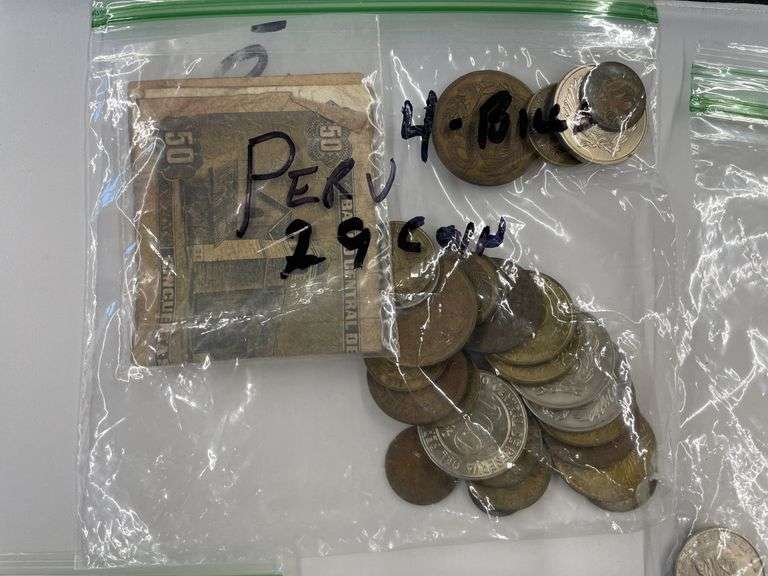 Mixed Bag of Foreign Coins