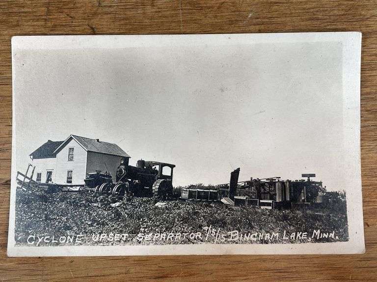 Avery 30-90 Steam Engine Photo Postcard