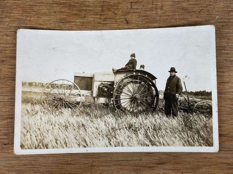Parrett Tractor Photo Postcard