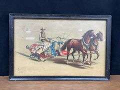 (2) Deering Framed Lithographs