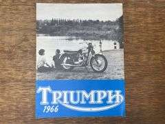 1966 Triumph Motorcycle Sales Literature