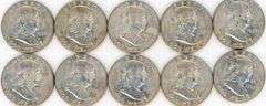 1962 Franklin Halves (Silver)