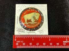 Buffalo Pitts Farm Machinery Button