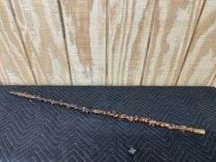 Vintage Blackthorn Cane with heavy gold top