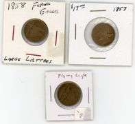 (3) Flying Eagle Cents