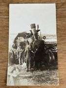 Keck-Gonnerman Steam Engine Photo Postcard