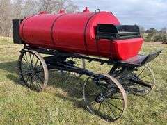 Horse Drawn Oil Delivery Wagon